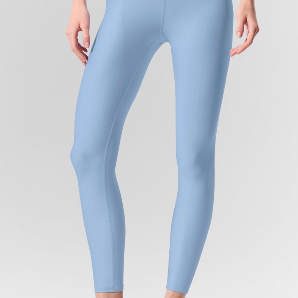 NWT Alo Yoga Airlift 7/8 High Waist Leggings - Seashell Blue